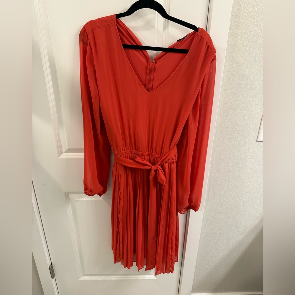 Lane Bryant size 18 burnt orange dress